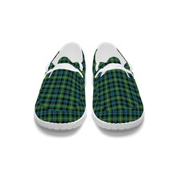 ScotsTee Shop Scottish Baillie of Polkemmet Ancient Tartan Plaid Canvas Loafer Shoes