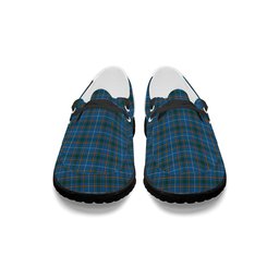ScotsTee Shop Scottish Bains of Caithness Tartan Plaid Canvas Loafer Shoes