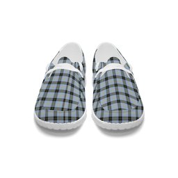 ScotsTee Shop Scottish Bell of the Borders Ancient Tartan Plaid Canvas Loafer Shoes
