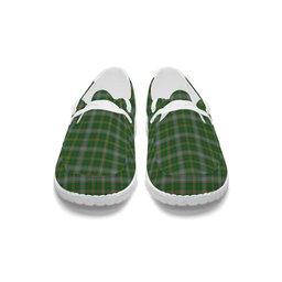 ScotsTee Shop Scottish Balfour Hunting Ancient Tartan Plaid Canvas Loafer Shoes