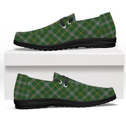 ScotsTee Shop Scottish Balfour Hunting Ancient Tartan Plaid Canvas Loafer Shoes