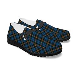 ScotsTee Shop Scottish Blanton Dress Tartan Plaid Canvas Loafer Shoes