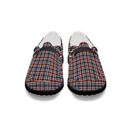 ScotsTee Shop Scottish Bell Border (Bell Southern Bell) Ancient Tartan Plaid Canvas Loafer Shoes
