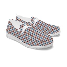 ScotsTee Shop Scottish Boswell Dress Ancient Tartan Plaid Canvas Loafer Shoes