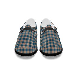 ScotsTee Shop Scottish Barclay Hunting #2 Modern Clan Tartan Plaid Canvas Loafer Shoes