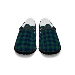 ScotsTee Shop Scottish Barclay Hunting Modern Tartan Plaid Canvas Loafer Shoes