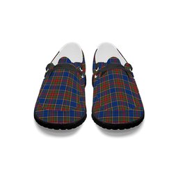 ScotsTee Shop Scottish Beattie (Beatty) Modern Tartan Plaid Canvas Loafer Shoes
