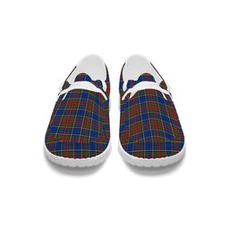 ScotsTee Shop Scottish Beattie (Beatty) Modern Tartan Plaid Canvas Loafer Shoes