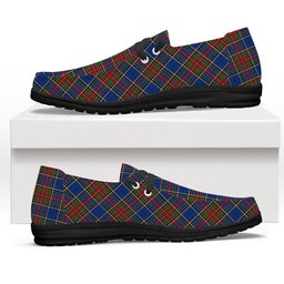 ScotsTee Shop Scottish Beattie (Beatty) Modern Tartan Plaid Canvas Loafer Shoes