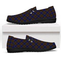 ScotsTee Shop Scottish Beattie (Beatty) Tartan Plaid Canvas Loafer Shoes