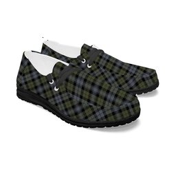 ScotsTee Shop Scottish Black Watch Large Sett Ancient Tartan Plaid Canvas Loafer Shoes