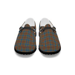 ScotsTee Shop Scottish Balfour Ancient Tartan Plaid Canvas Loafer Shoes
