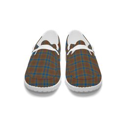 ScotsTee Shop Scottish Balfour Ancient Tartan Plaid Canvas Loafer Shoes