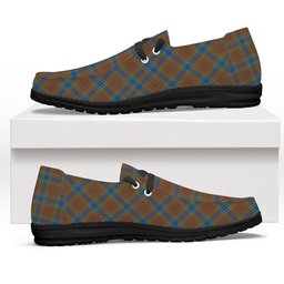 ScotsTee Shop Scottish Balfour Ancient Tartan Plaid Canvas Loafer Shoes