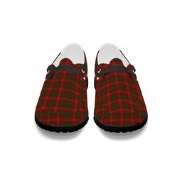 ScotsTee Shop Scottish Burns 1930 Tartan Plaid Canvas Loafer Shoes