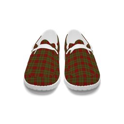 ScotsTee Shop Scottish Burnett of Powis Modern 2 Tartan Plaid Canvas Loafer Shoes