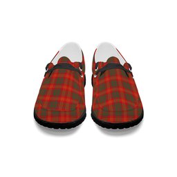 ScotsTee Shop Scottish Burns (Burns 1930) Modern Tartan Plaid Canvas Loafer Shoes