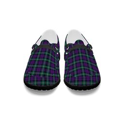 ScotsTee Shop Scottish Baillie Highland Society Modern Tartan Plaid Canvas Loafer Shoes