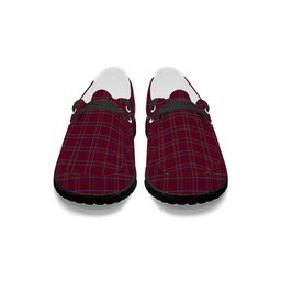 ScotsTee Shop Scottish Burnett of Leys Hunting Tartan Plaid Canvas Loafer Shoes