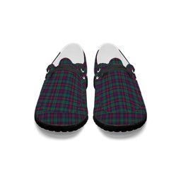 ScotsTee Shop Scottish Cairns of Finavon Modern Tartan Plaid Canvas Loafer Shoes