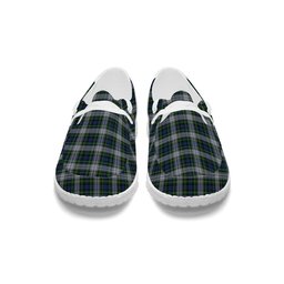 ScotsTee Shop Scottish Campbell of Lochnell Dress Tartan Plaid Canvas Loafer Shoes