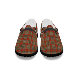 ScotsTee Shop Scottish Chattan Ancient Tartan Plaid Canvas Loafer Shoes