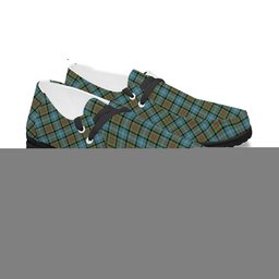 ScotsTee Shop Scottish Cathcart SC Tartan Plaid Canvas Loafer Shoes