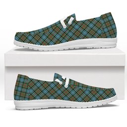 ScotsTee Shop Scottish Cathcart SC Tartan Plaid Canvas Loafer Shoes
