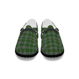 ScotsTee Shop Scottish Cape Breton Provincial Ancient Tartan Plaid Canvas Loafer Shoes