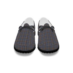 ScotsTee Shop Scottish Carnegie Check Ancient Tartan Plaid Canvas Loafer Shoes