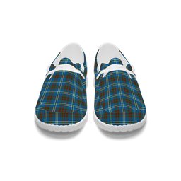 ScotsTee Shop Scottish Cathcart Ancient Tartan Plaid Canvas Loafer Shoes
