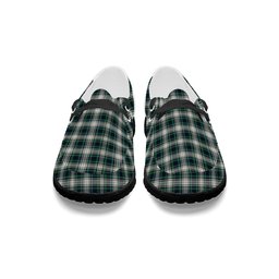 ScotsTee Shop Scottish Campbell Dress Modern Tartan Plaid Canvas Loafer Shoes
