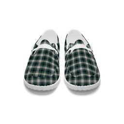 ScotsTee Shop Scottish Campbell Dress Modern Tartan Plaid Canvas Loafer Shoes