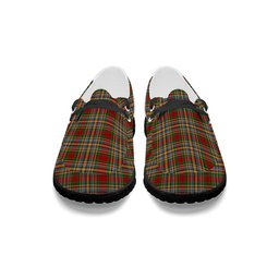 ScotsTee Shop Scottish Chattan Chief of Clan Tartan Plaid Canvas Loafer Shoes