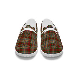 ScotsTee Shop Scottish Chattan Chief of Clan Tartan Plaid Canvas Loafer Shoes