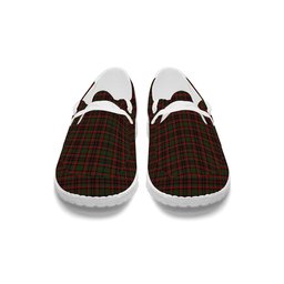 ScotsTee Shop Scottish Cumming 1850 Tartan Plaid Canvas Loafer Shoes