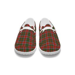 ScotsTee Shop Scottish Chisholm Artifact Ancient Tartan Plaid Canvas Loafer Shoes