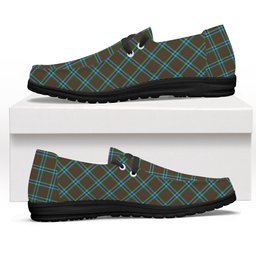 ScotsTee Shop Scottish Currie of Arran Modern Clan Tartan Plaid Canvas Loafer Shoes