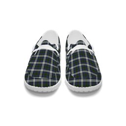 ScotsTee Shop Scottish Cockburn of Ormiston Dress Tartan Plaid Canvas Loafer Shoes