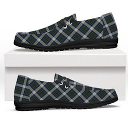 ScotsTee Shop Scottish Cockburn of Ormiston Dress Tartan Plaid Canvas Loafer Shoes