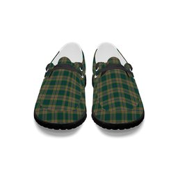 ScotsTee Shop Scottish Chisholm Colonial Tartan Plaid Canvas Loafer Shoes