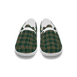 ScotsTee Shop Scottish Chisholm Colonial Tartan Plaid Canvas Loafer Shoes