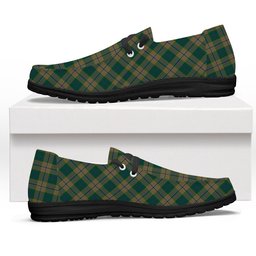 ScotsTee Shop Scottish Chisholm Colonial Tartan Plaid Canvas Loafer Shoes