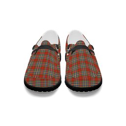 ScotsTee Shop Scottish Chattan Chief Ancient Tartan Plaid Canvas Loafer Shoes