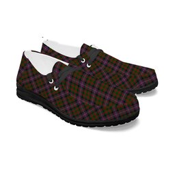 ScotsTee Shop Scottish Cochrane 1974 Tartan Plaid Canvas Loafer Shoes