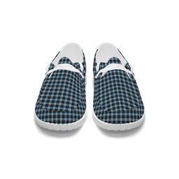 ScotsTee Shop Scottish Clark (Lion) Ancient Tartan Plaid Canvas Loafer Shoes