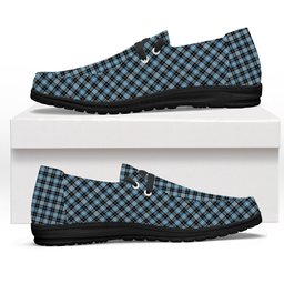ScotsTee Shop Scottish Clark (Lion) Ancient Tartan Plaid Canvas Loafer Shoes