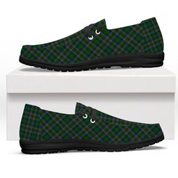 ScotsTee Shop Scottish Cockburn Tartan Plaid Canvas Loafer Shoes