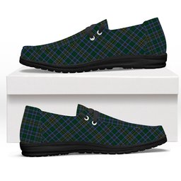 ScotsTee Shop Scottish Cockburn 2 Tartan Plaid Canvas Loafer Shoes