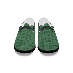 ScotsTee Shop Scottish Currie Ancient Tartan Plaid Canvas Loafer Shoes